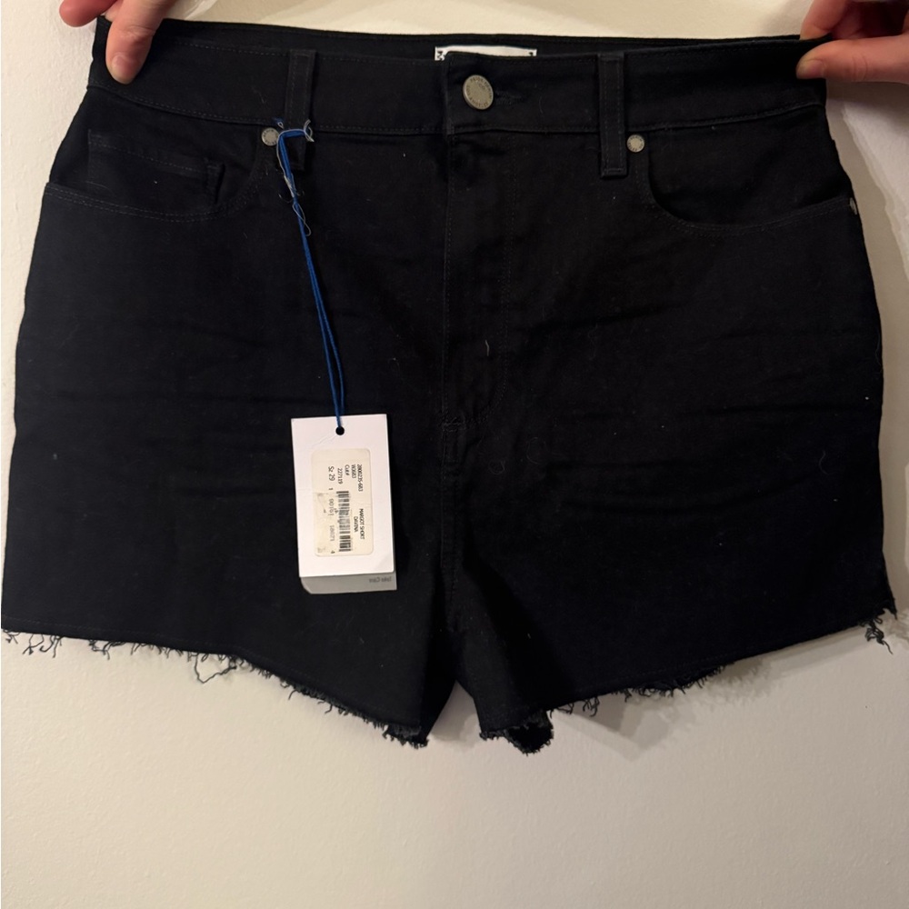 PAIGE Black Jean Shorts